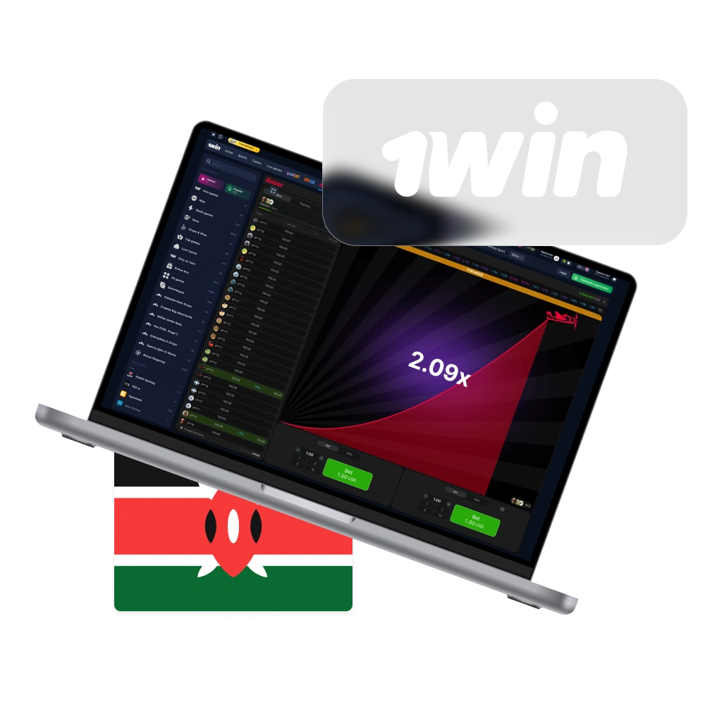 Sign up at 1Win to enjoy Aviator game in Kenya.