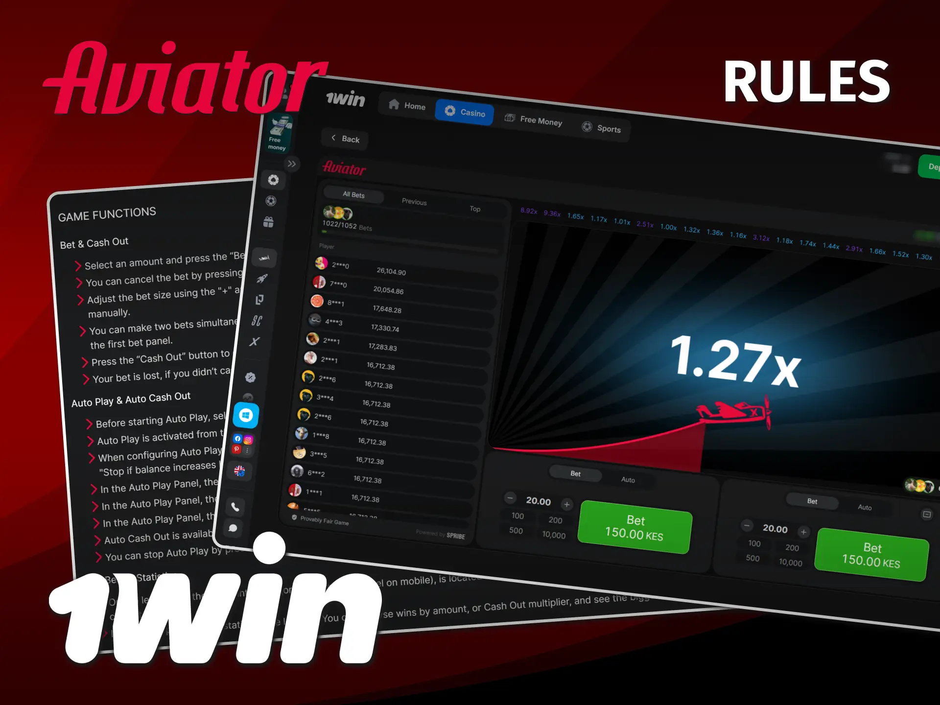 Understand 1Win Aviator rules timing and game unpredictability in Kenya.