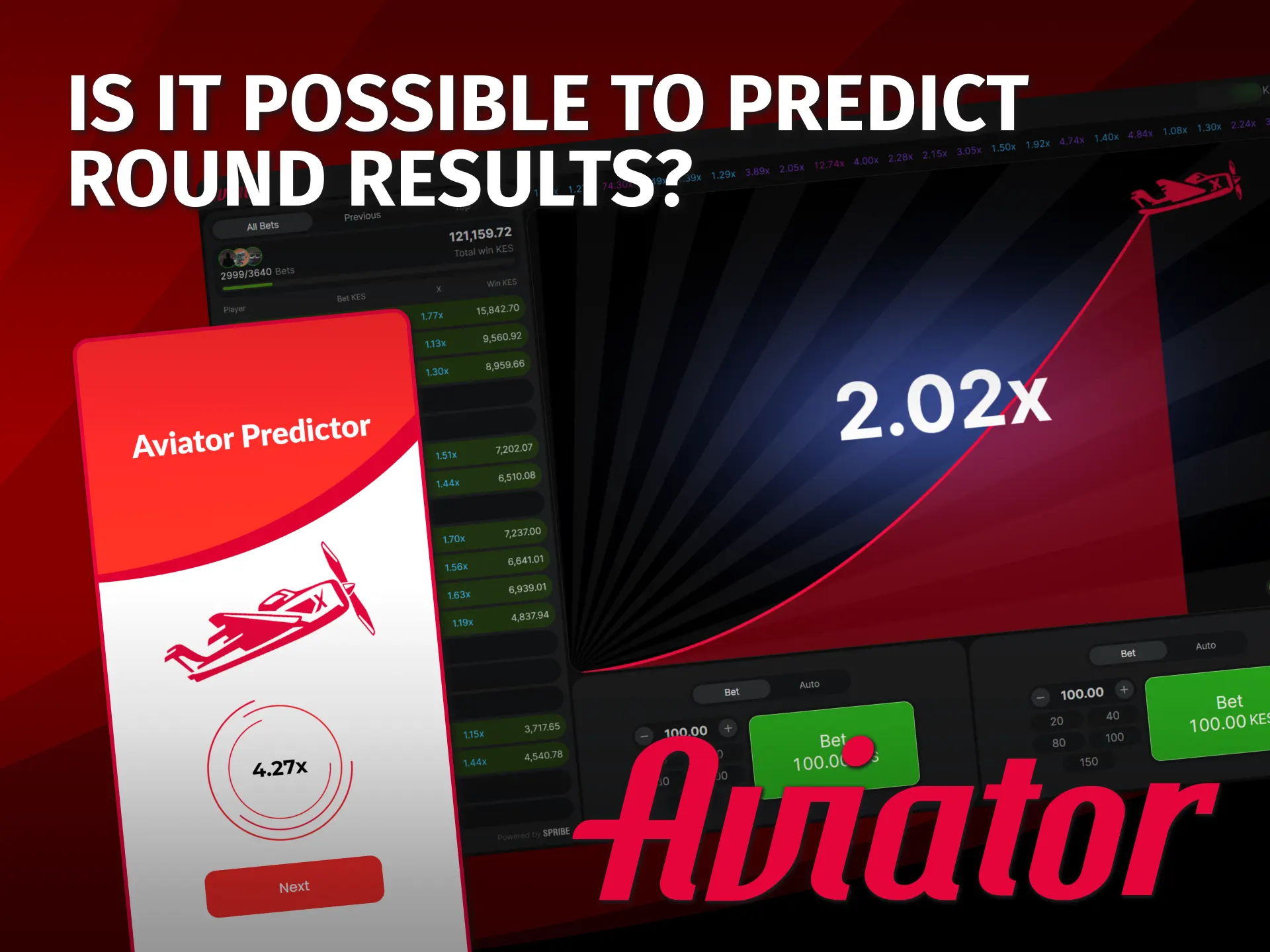 Find out if Aviator predictor guesses round results in Kenya.