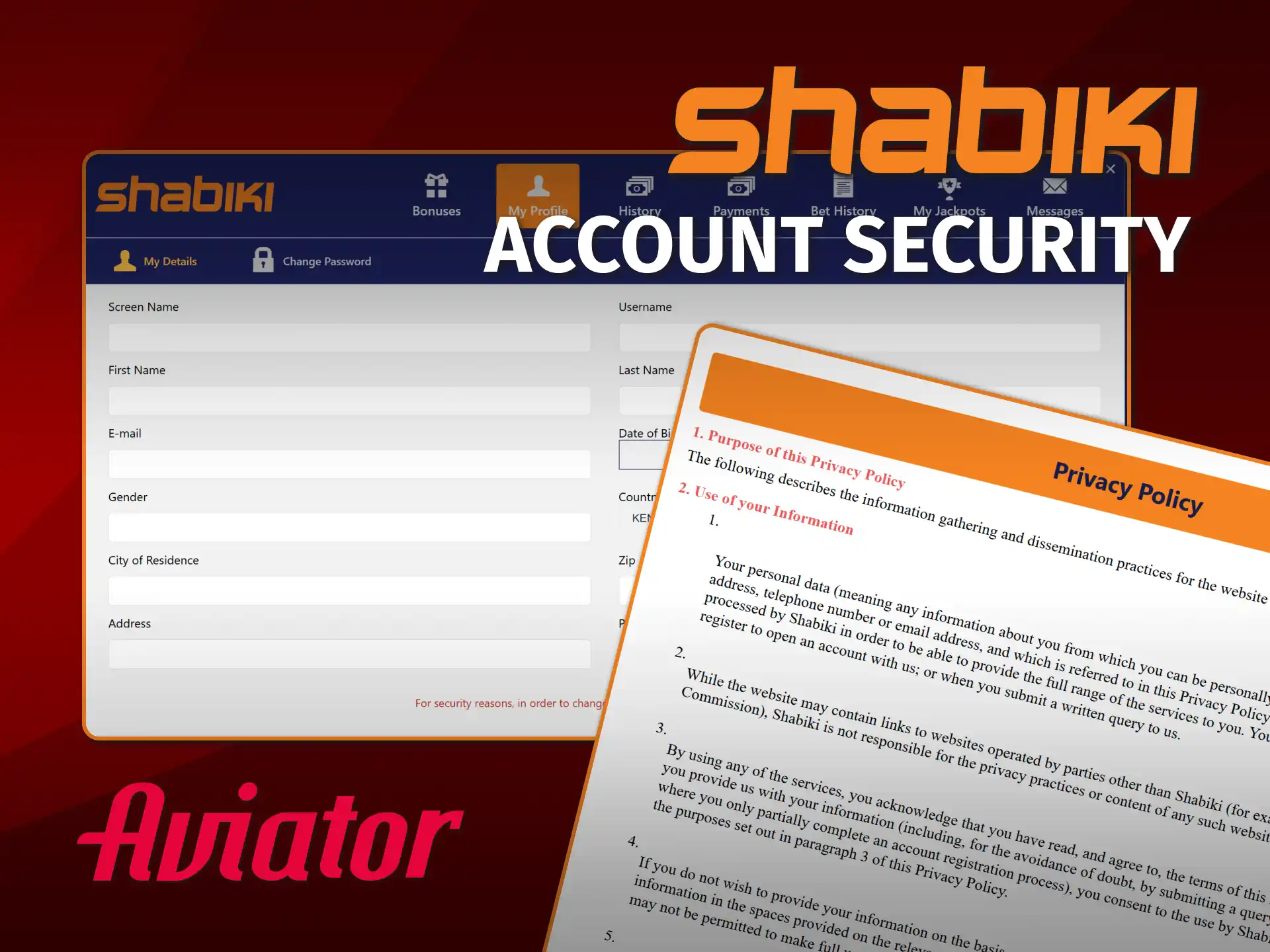 Know more about Aviator security measures on Shabiki Kenya website.